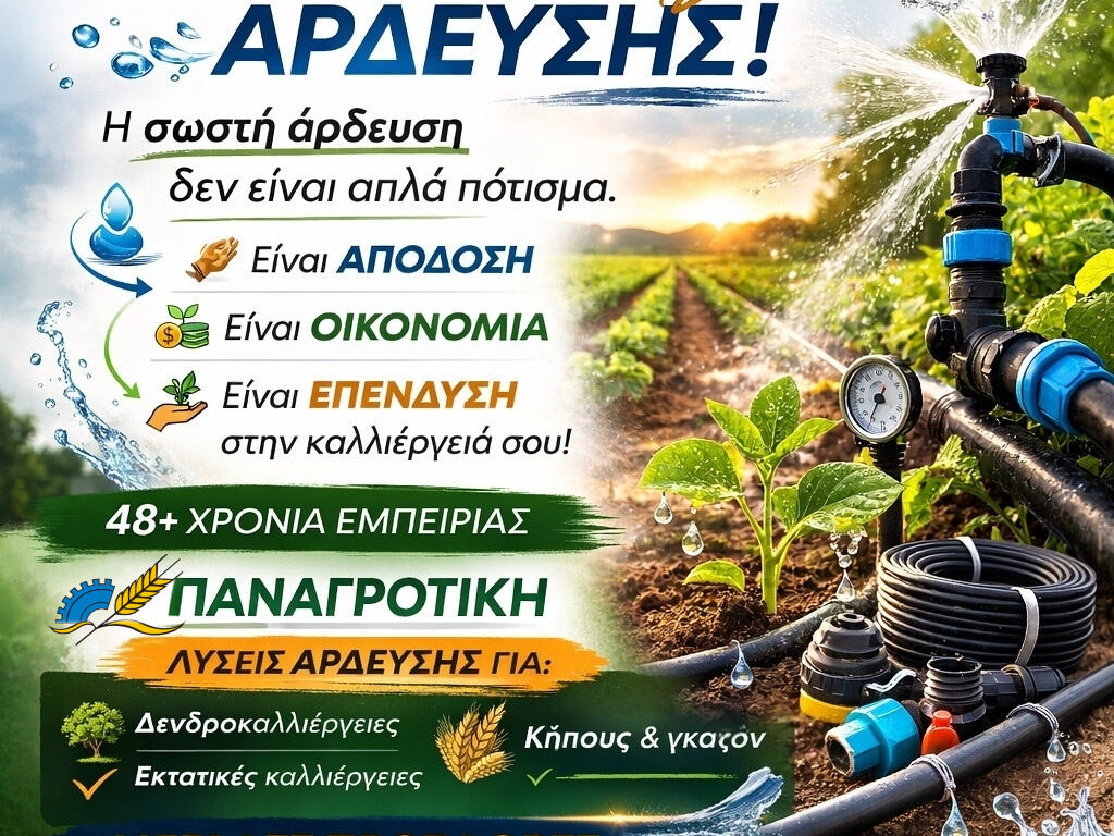 Ξεκίνησε η εποχή άρδευσης!2